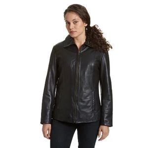 AVANTI genuine leather scuba jacket